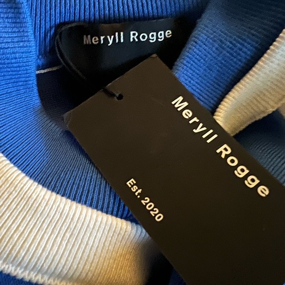 Meryll Rogge Double V-neck Sweatshirt - Picture 5 of 6